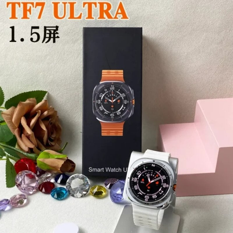 TF7 Ultra Smart Watch | Metal Body, AMOLED Display, Fitness & Health Tracker