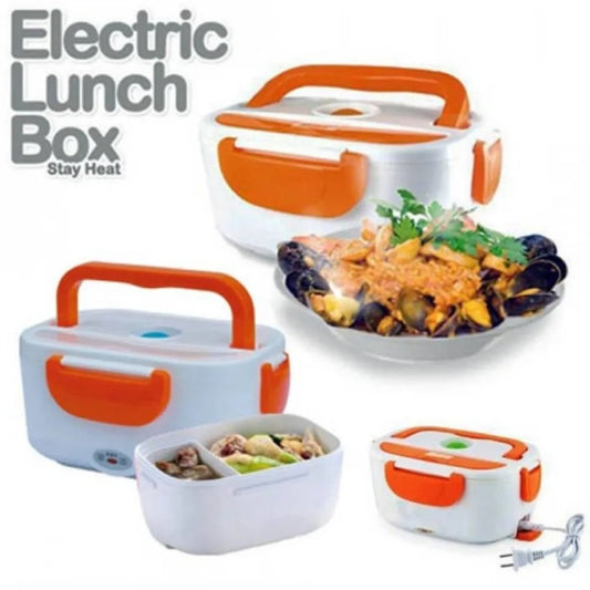 Portable Electric Heating Lunch Box | Food Warmer (Random Color)