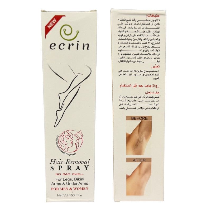 Ecrin - Hair Removal Spray For Men and Women | Hair Removal Spray
