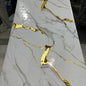 Marble Sheet Sticker | White, Grey & Gold | 60 x 200 cm