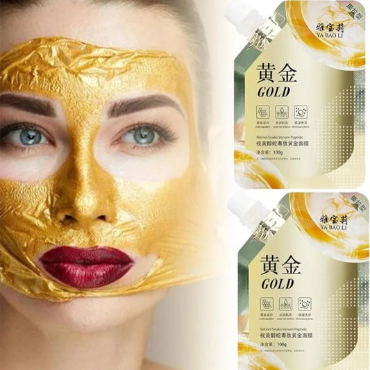 Retinol Snake Venom Peptide Gold Mask | Moisturizing & Anti-Aging Skincare 100g