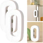 Child Safety Refrigerator Lock | Double Button | Baby Proof | White & Grey