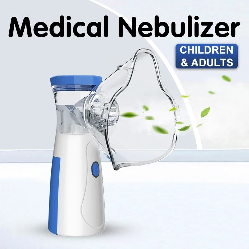 Portable Rechargeable Nebulizer | Asthma Inhaler Machine for Kids & Adults (0.5L)