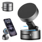 Magnetic Wireless  Phone Holder with Vacuum Suction Cup | Foldable, Strong Magnetic Grip for Maximum Phone Security
