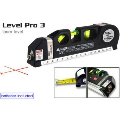 Laser Level Pro3 Laser Vertical Measuring Tape Metric Rulers