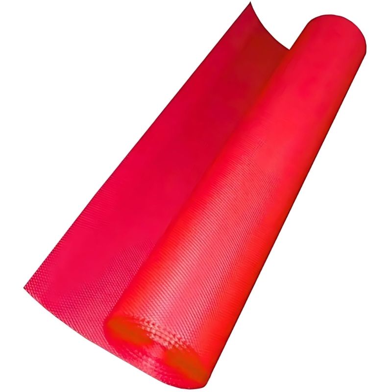 Anti-Slip Fridge & Shelf Mat | Waterproof & Washable Sheet for Kitchen, Drawer, Cabinet Use | Red