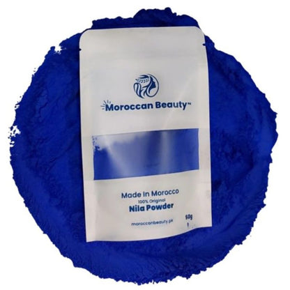 Moroccan Beauty Nila Powder | Blue Nila Skin Whitening Powder 50g | Best Quality Nila Powder